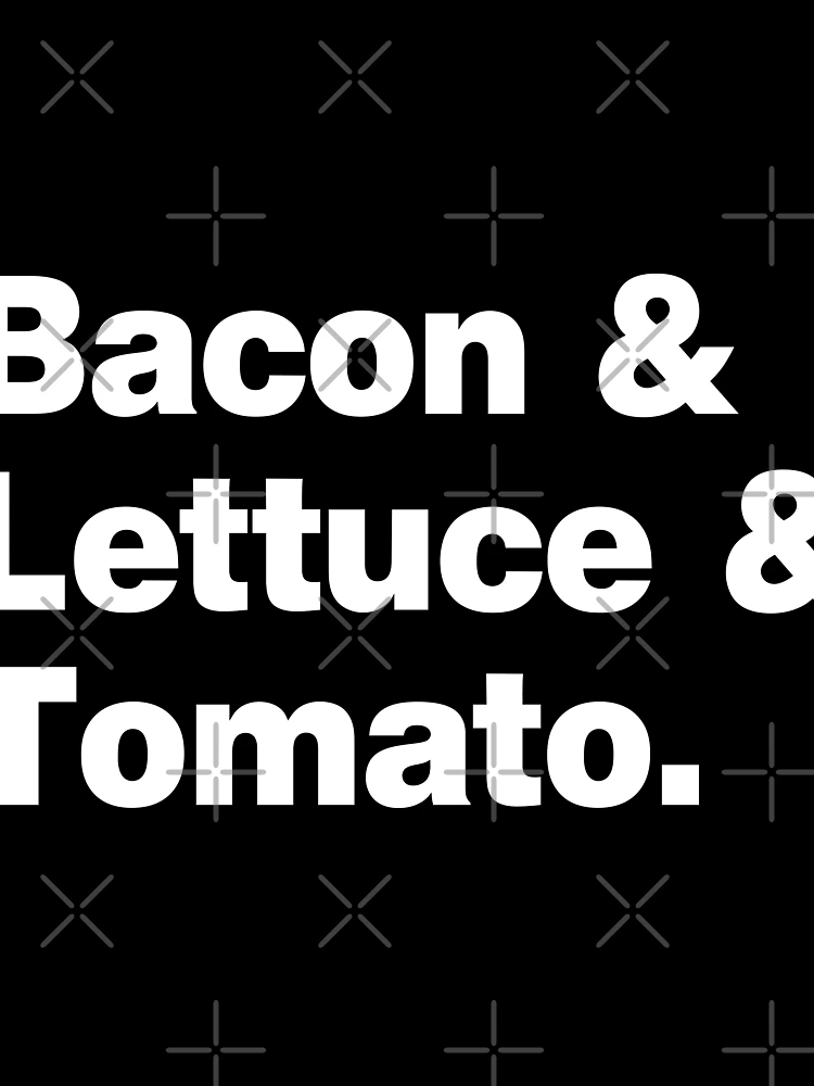 Thumbnail 3 of 3, Scarf, Bacon lettuce Tomato [Roufxis-Rb] designed and sold by RoufXis.