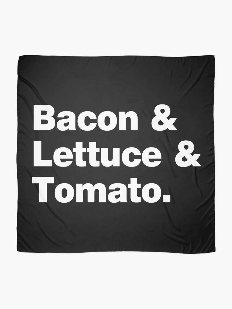 Thumbnail 2 of 3, Scarf, Bacon lettuce Tomato [Roufxis-Rb] designed and sold by RoufXis.