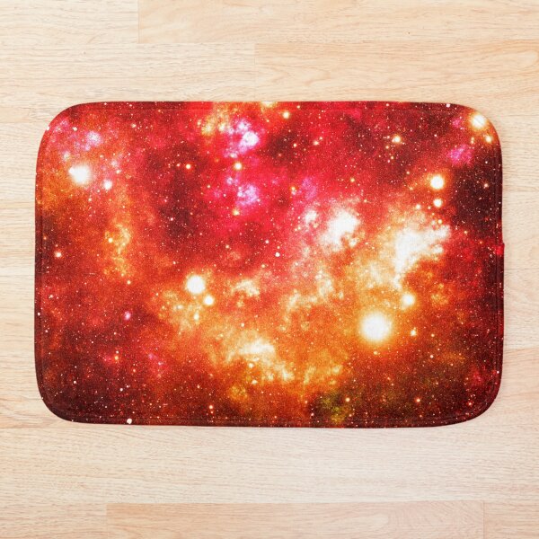 Aperçu de l'œuvre Galaxie Nébuleuse Rouge Orange créée et vendue par 2sweetsDesign.