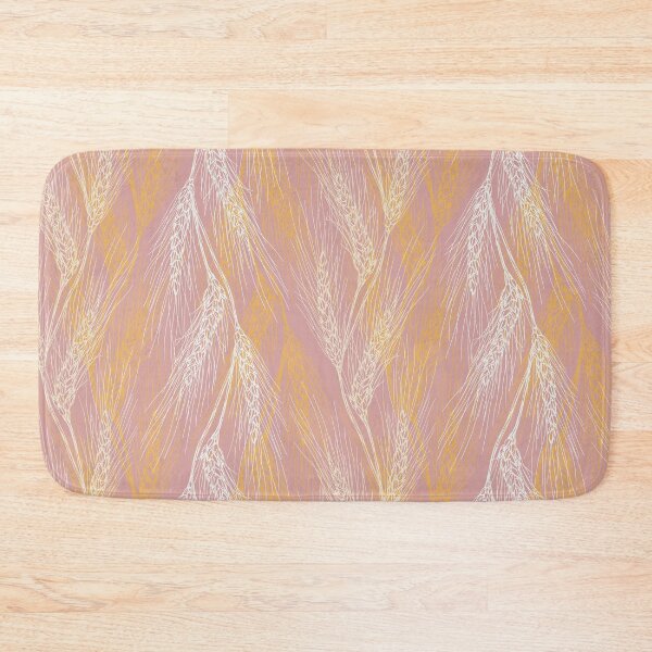 Item preview, Wheat ears seamless pattern pink white beige lilac peach yellow. Wild herbs. Wild life designed and sold by Yulia Chepurova.