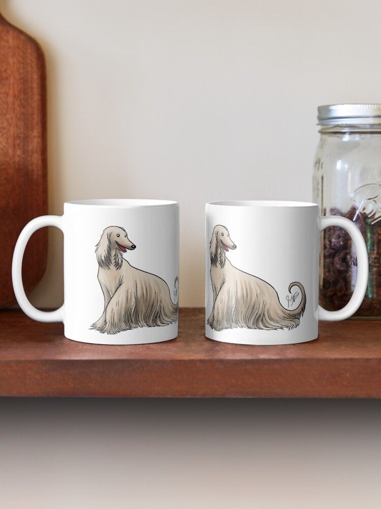 Alternate view of Afghan Hound Mug
