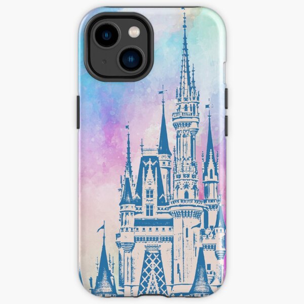 Château magique aquarelle III Coque antichoc iPhone