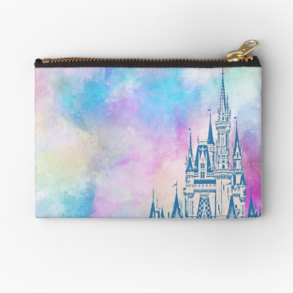 Magic Castle Watercolor III Zipper Pouch