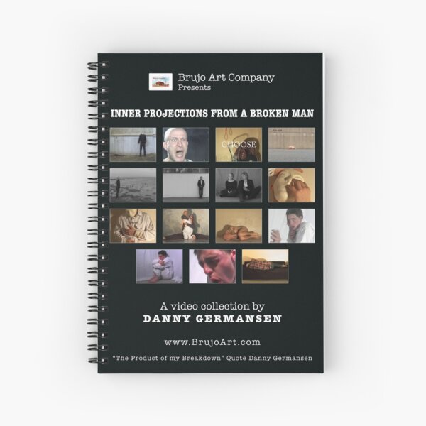 INNER PROJECTIONS FROM A BROKEN MAN Spiral Notebook