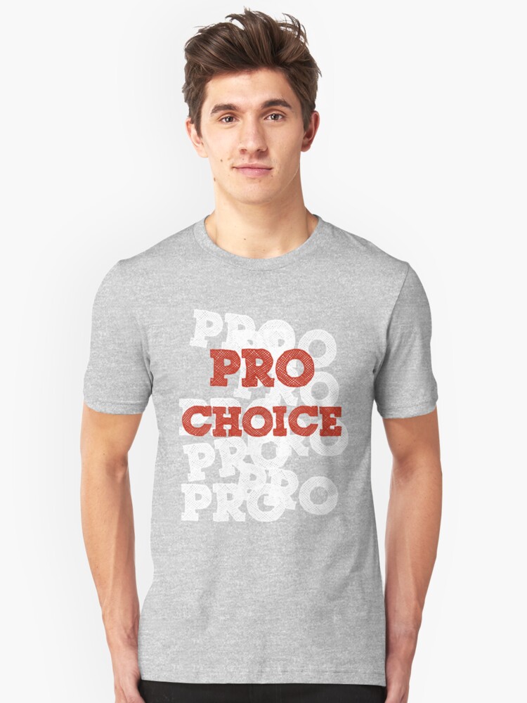 Alternate view of Pro Choice (Abortion rights) Slim Fit T-Shirt