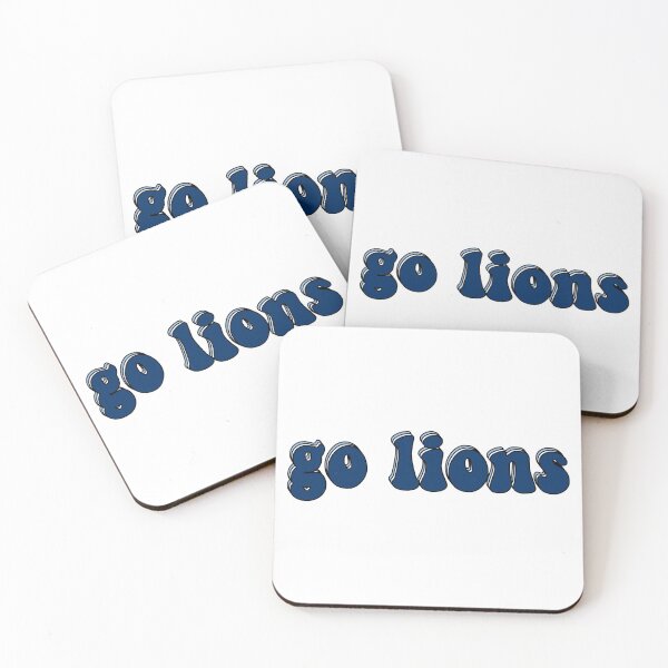 Item preview, Navy Triple "Go Lions" designed and sold by Maggie S.