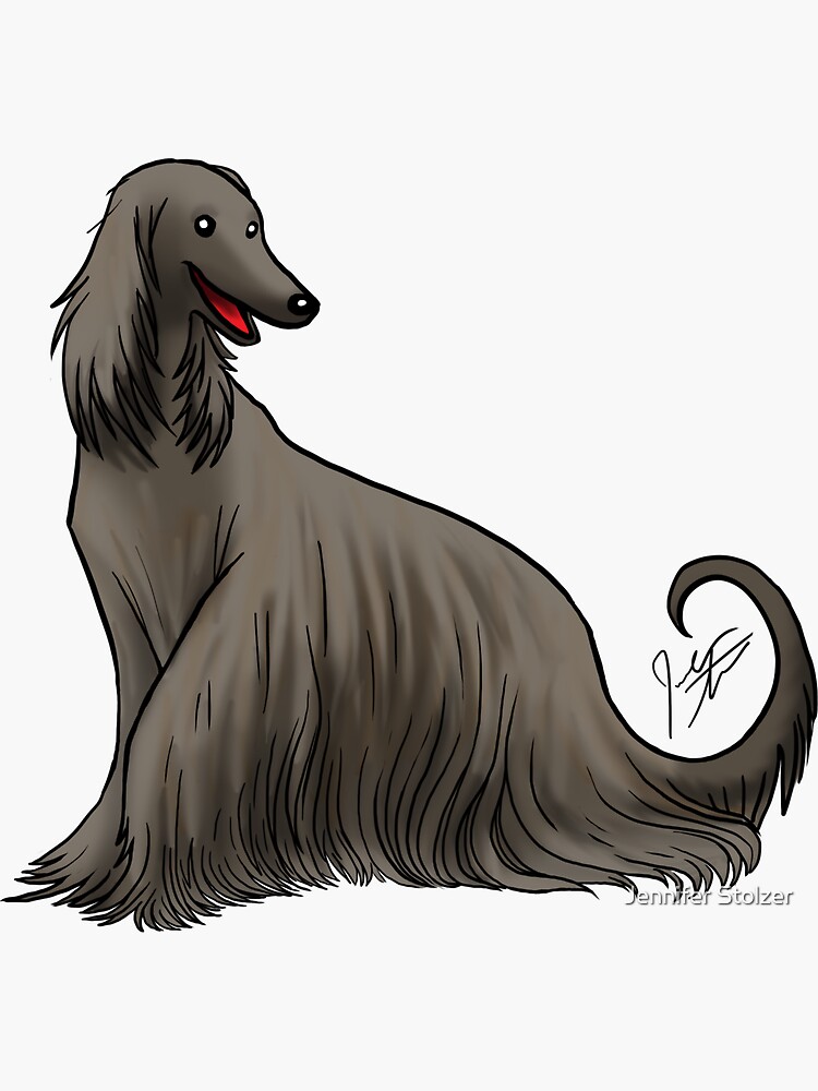 Afghan Hound - Black by jameson9101322