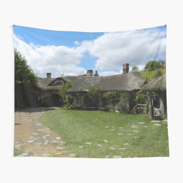 Front of the Green Dragon Inn Tapestry