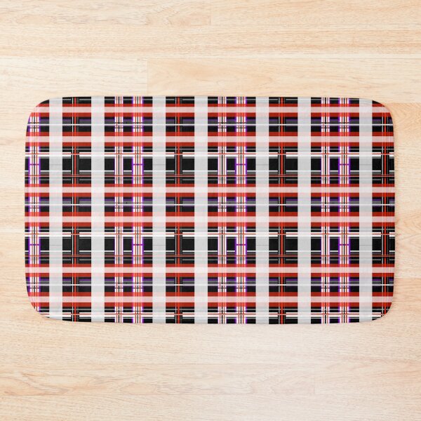 Item preview, PLAID Mask, Fashions & Products in Red, Black, White with Purple designed and sold by montaque8.