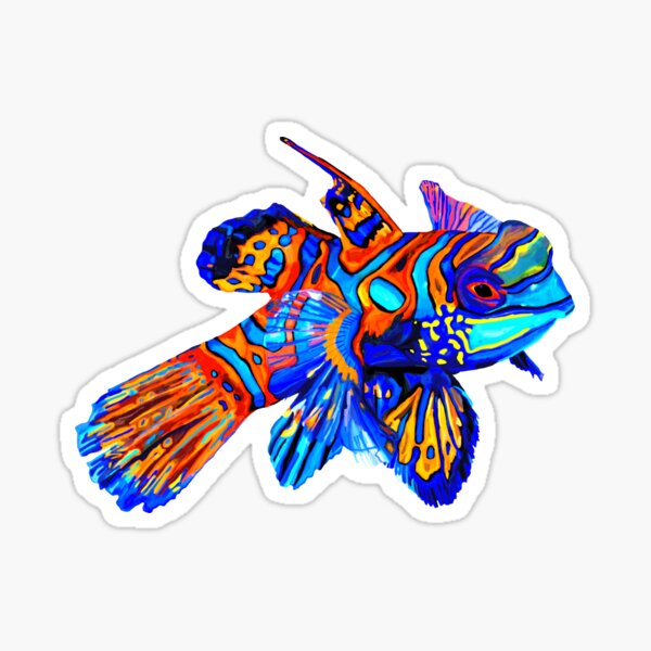 Item preview, Vibrant Mandarinfish  designed and sold by Deborah Camp.