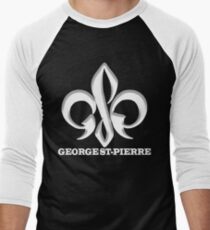 Georges St-Pierre Mixed Martial Arts GSP MMA UFC Champions Men's Baseball ¾ T-Shirt