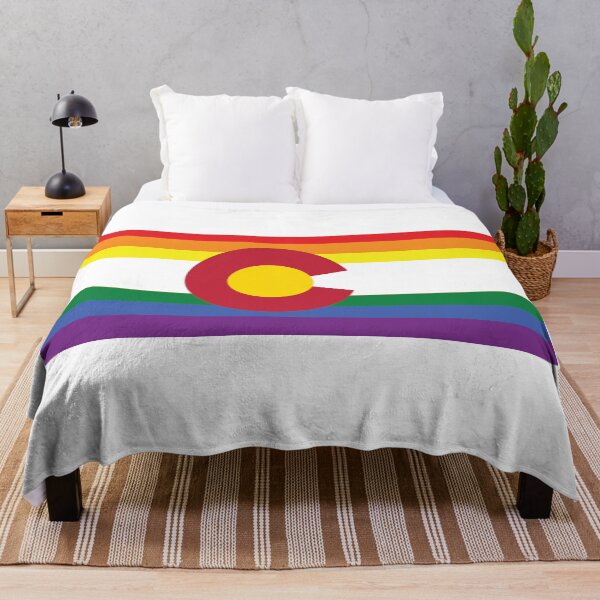Item preview, Colorado Gay Pride Rainbow Flag designed and sold by Michelle Sarah.