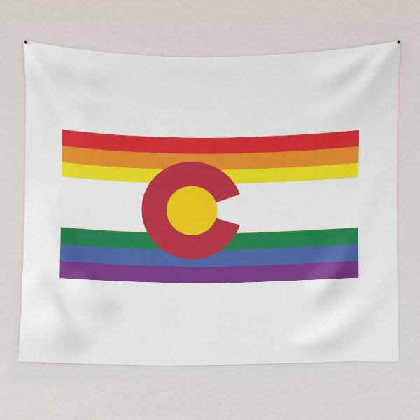 Item preview, Colorado Gay Pride Rainbow Flag designed and sold by Michelle Sarah.