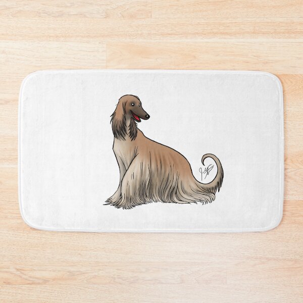 Item preview, Dog - Afghan Hound - Red designed and sold by Jennifer Stolzer.