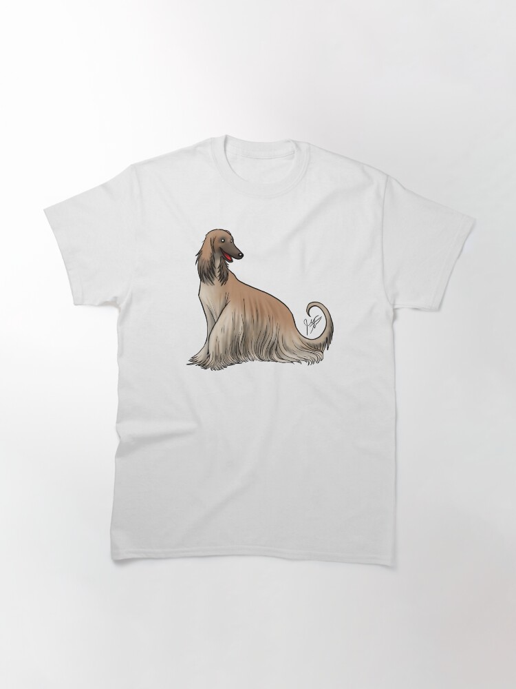 Alternate view of Afghan Hound - Red Classic T-Shirt