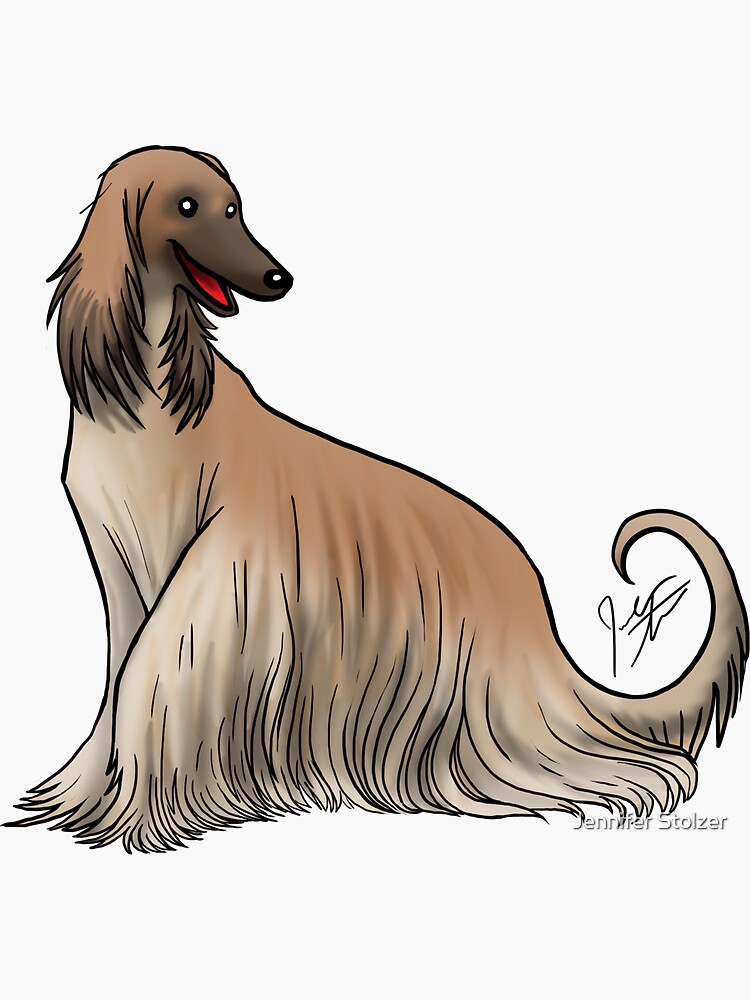 Afghan Hound - Red by jameson9101322
