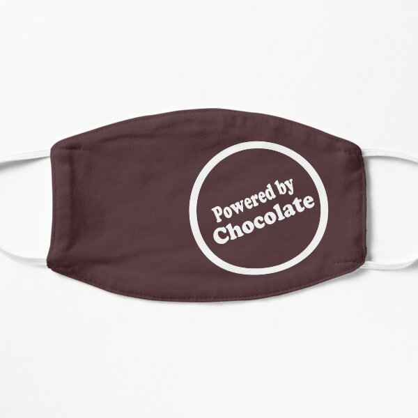 Powered By Chocolate Flat Mask