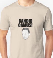 Candid Camus Unisex T-Shirt