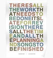 Someone Great - LCD Soundsystem T-Shirt Poster