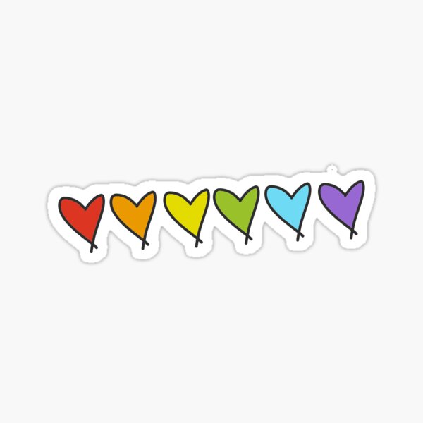 Artikel-Vorschau von Herzlinie - Regenbogen, designt und verkauft von ashley1331.