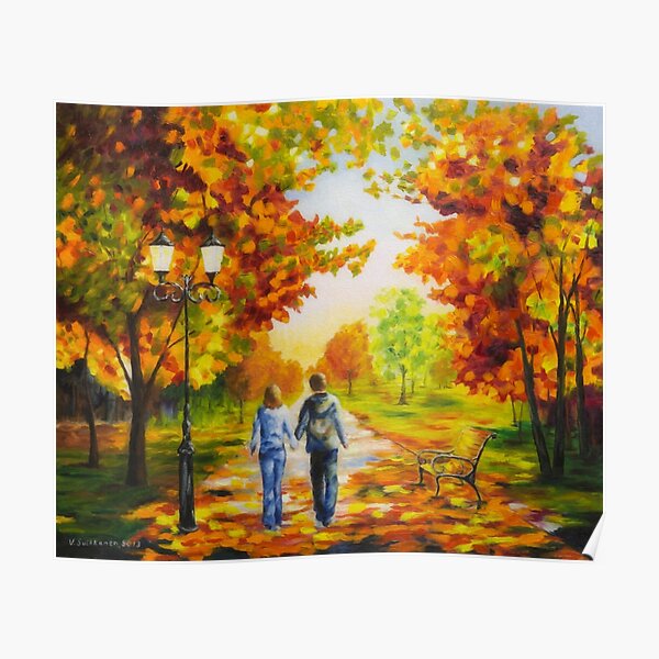 Love in autumn Poster