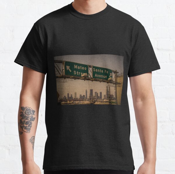 Shirtbanc City Repping Los Angeles T-Shirt Love La Mens Shirt (La Skull, S)