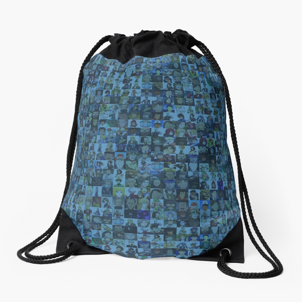 One Man, Many Voices Drawstring Bag