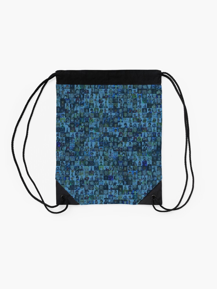 Alternate view of One Man, Many Voices Drawstring Bag