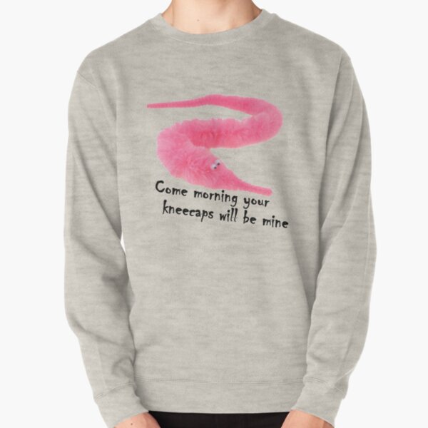 Pink Worm Pullover Sweatshirt