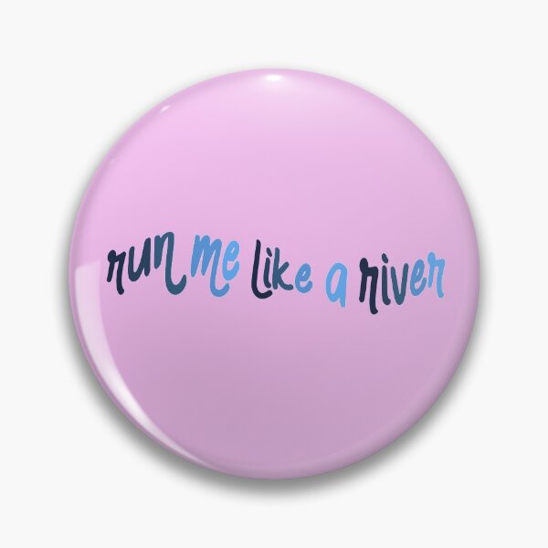 Item preview, Run me Like a River Wavy Lettering designed and sold by elsxiv.