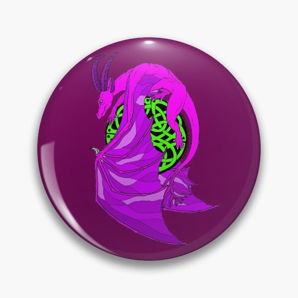 Item preview, Bubblegum Celtic Dragon designed and sold by TinkerandBone.