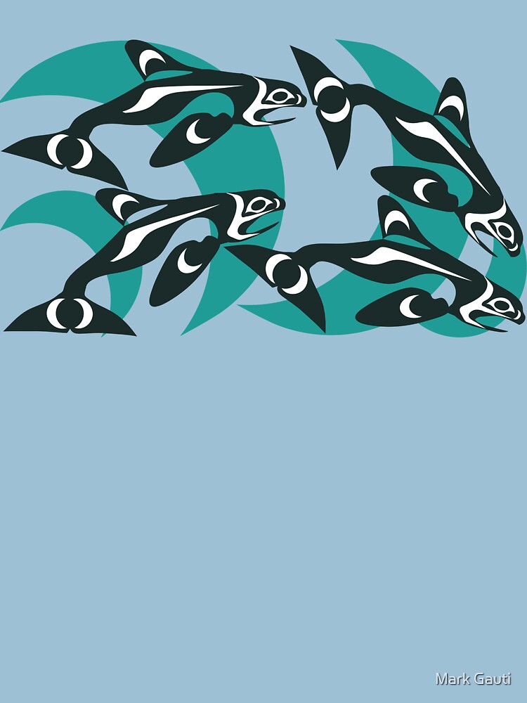 Killer Whale Pod by Ceciken