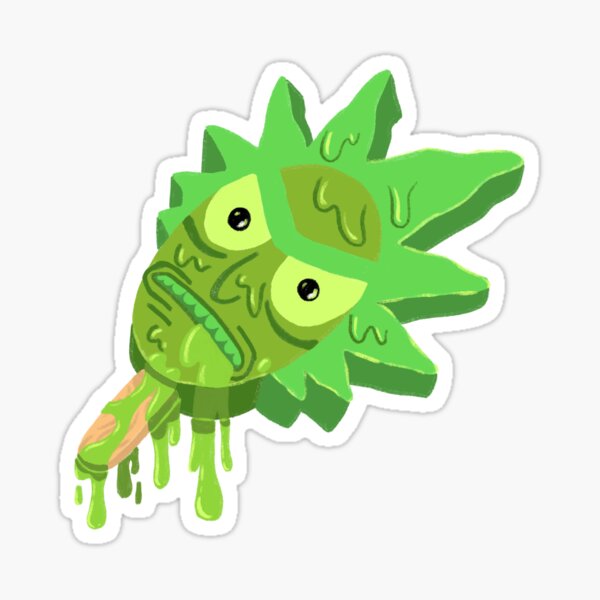 Bad Morty Stickers Redbubble - toxic rick roblox