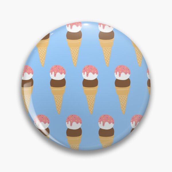 Item preview, Cute, bright Ice Cream Pattern designed by Design by Cheyney designed and sold by designbycheyney.