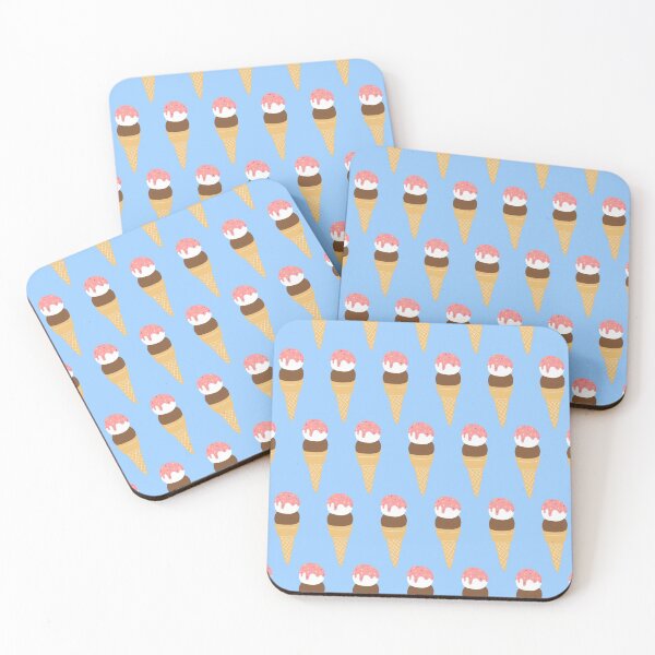 Item preview, Cute, bright Ice Cream Pattern designed by Design by Cheyney designed and sold by designbycheyney.