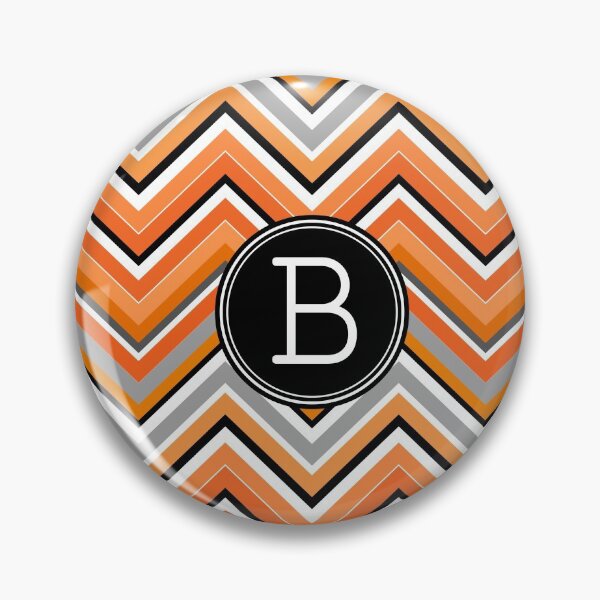 Aperçu de l'œuvre Lettre monogramme B avec chevrons chics créée et vendue par Amy Marsh.