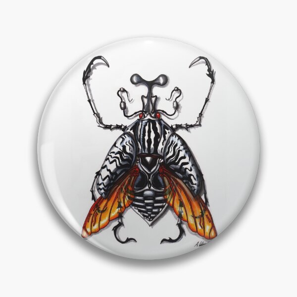 Item preview, Goliath Beetle striped  designed and sold by abelschiroart.