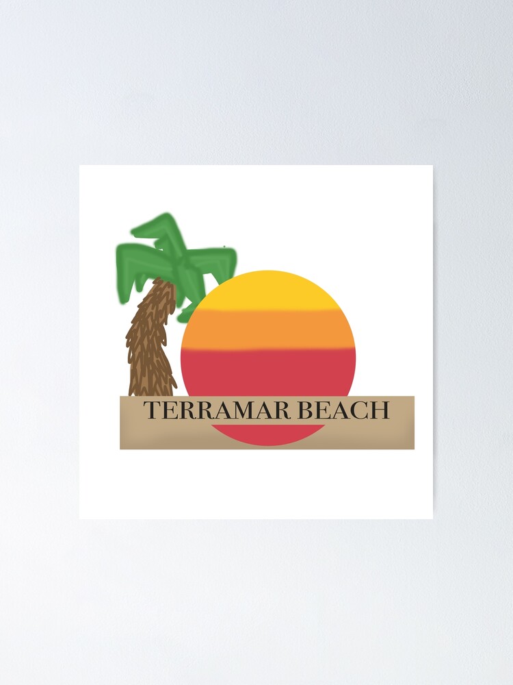 Terramar Beach Poster By Mazziehinsdale Redbubble