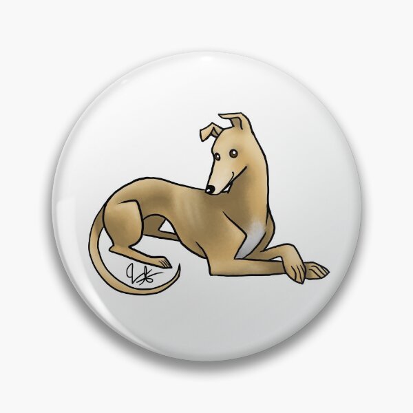 Item preview, Dog - Greyhound - Fawn designed and sold by Jennifer Stolzer.