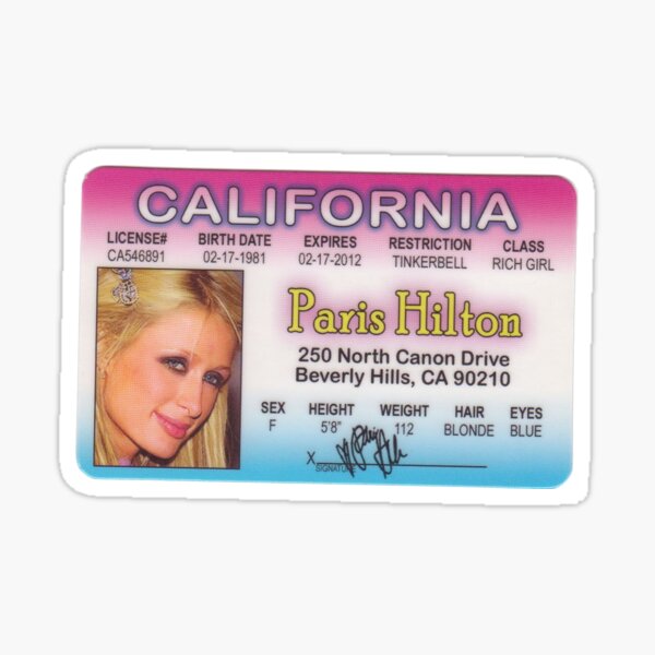 Aperçu de l'œuvre Paris Hilton ID créée et vendue par Keller Walls.