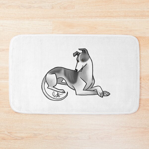 Item preview, Dog - Greyhound - White and Black designed and sold by Jennifer Stolzer.