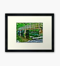 lake placid HDR Framed Print