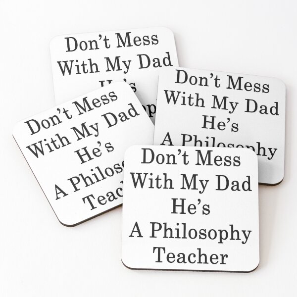 Item preview, Don't Mess With My Dad He's A Philosophy Teacher  designed and sold by supernova23.