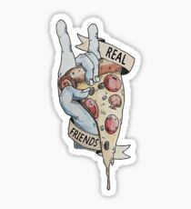 Real Friends Pizza Sticker