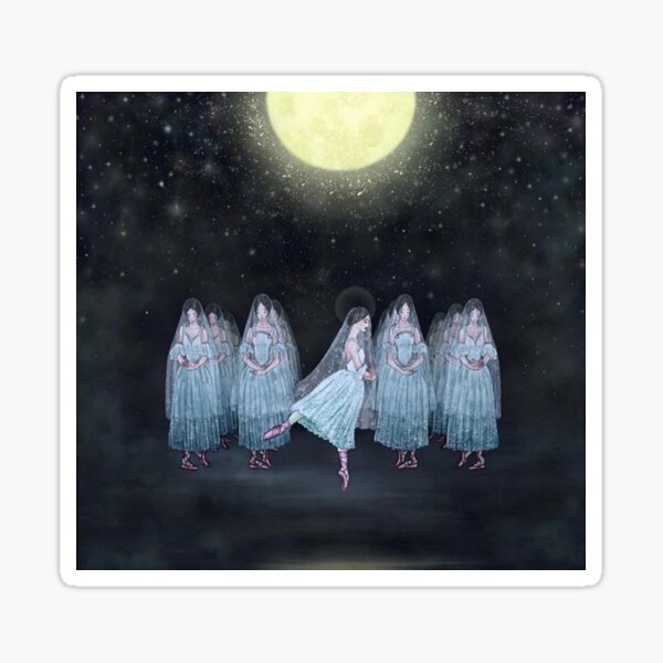 Item preview, Giselle Willies Ghost Maidens Ballet designed and sold by ABHolliART.