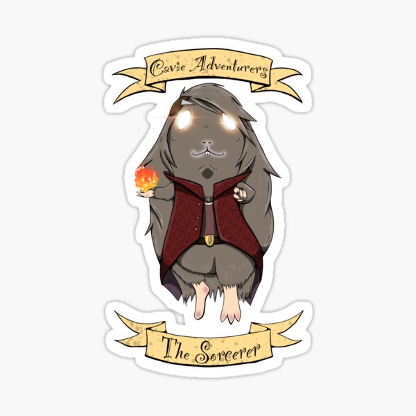 Cavie Adventurers - The Sorcerer Sticker