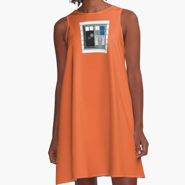 Space Pilot Panel A-Line Dress