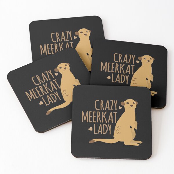 Item preview, Crazy Meerkat Lady designed and sold by jazzydevil.