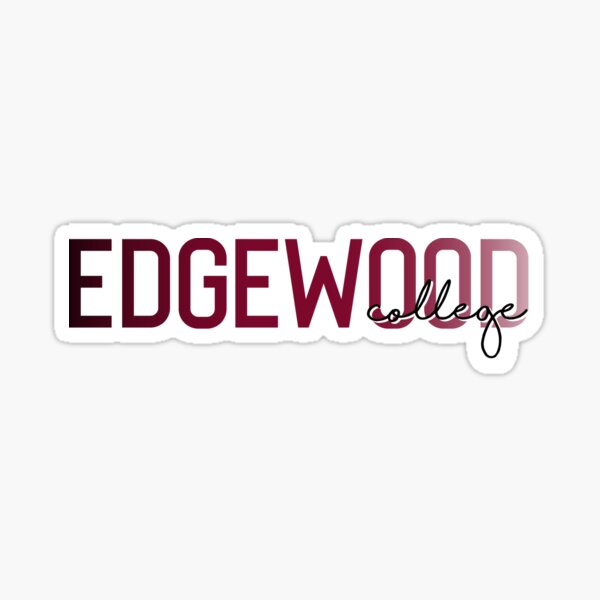 Edgewood College Sticker By Lpjohnston Redbubble