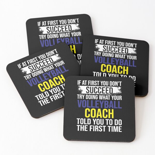 Artikelvorschau, Wenn Sie zuerst keinen Erfolg haben, versuchen Sie, das zu tun, was Ihr Volleyballtrainer Ihnen beim ersten Mal gesagt hat entworfen und verkauft von Merch By ika.